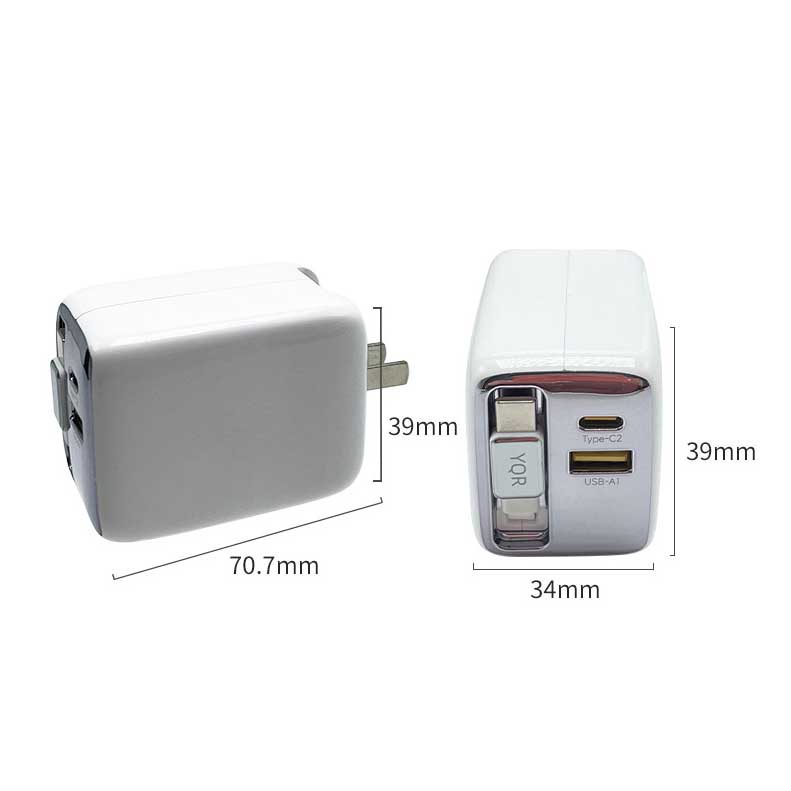 67W Spring cable charger